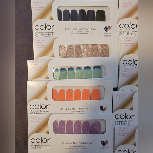 Lot of 10 Retired Color Street Nail Polish Sets - Picture 2 of 3